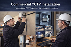 Commercial CCTV installation for business premises in Ireland
